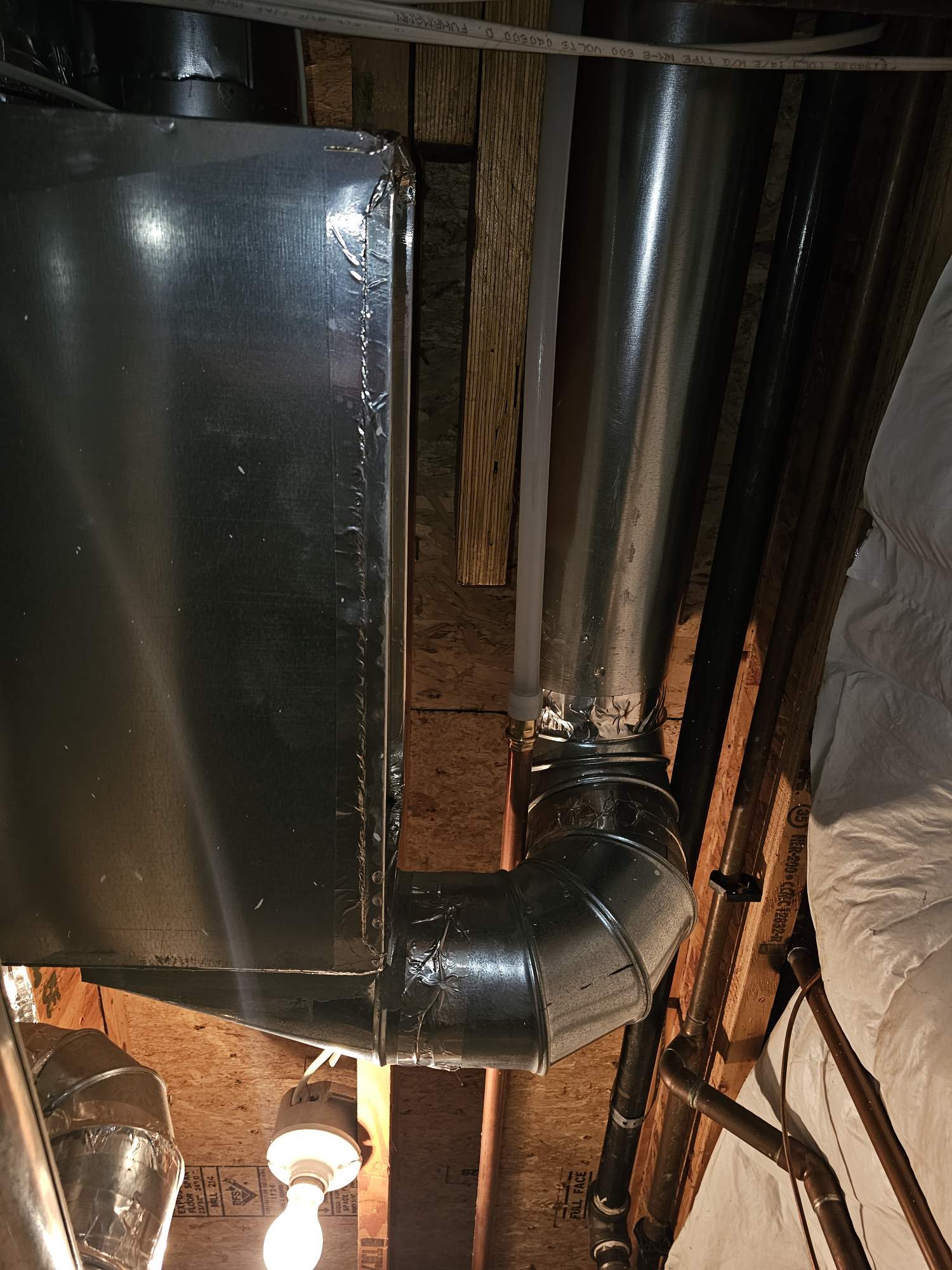 Gallery photos for Ceiling Repair with Copper Pipe Leak Fix: Image #1