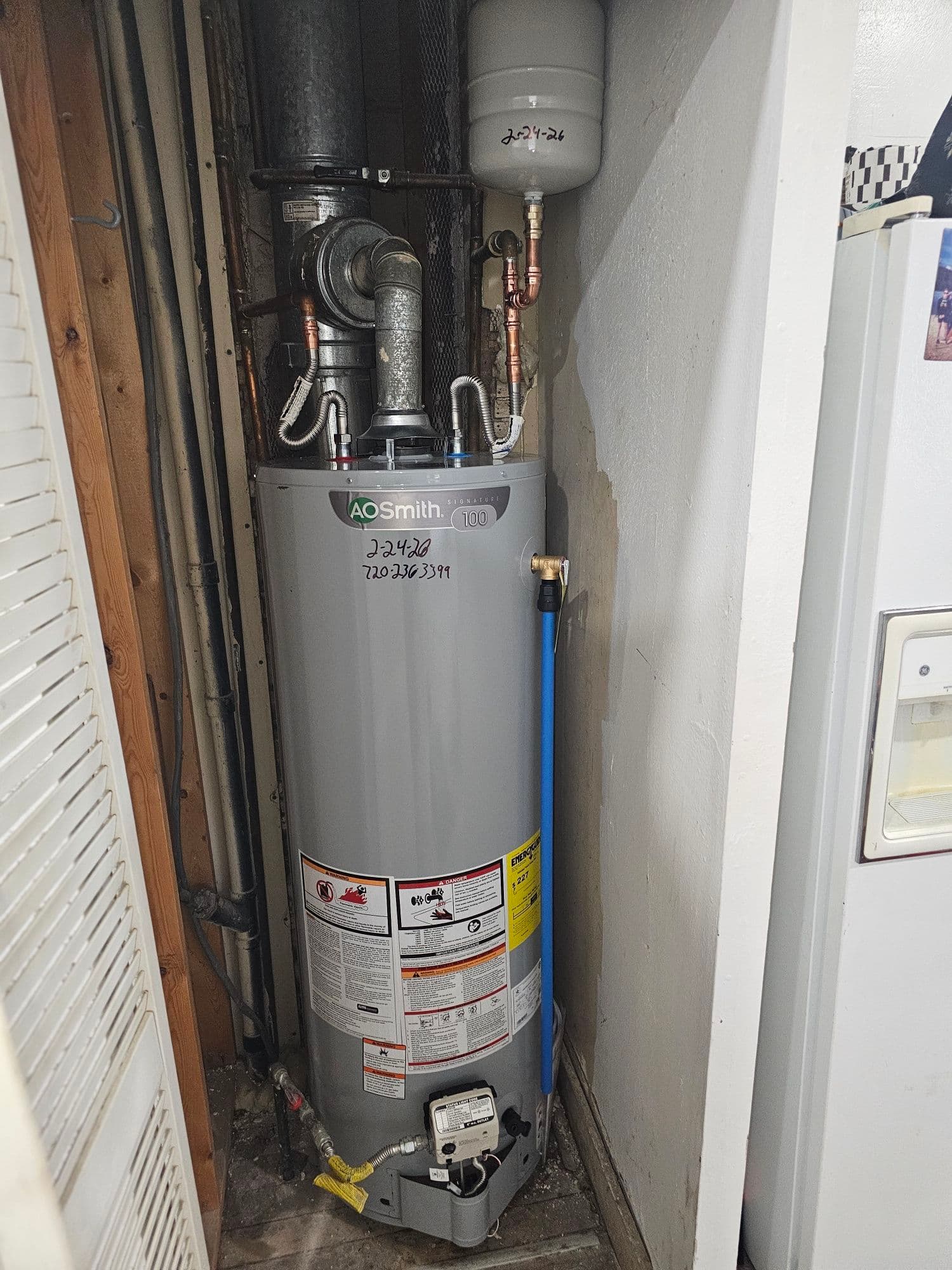 Gallery photos for New Water Heater Installation with Upgrade to Modern Standards: Image #1