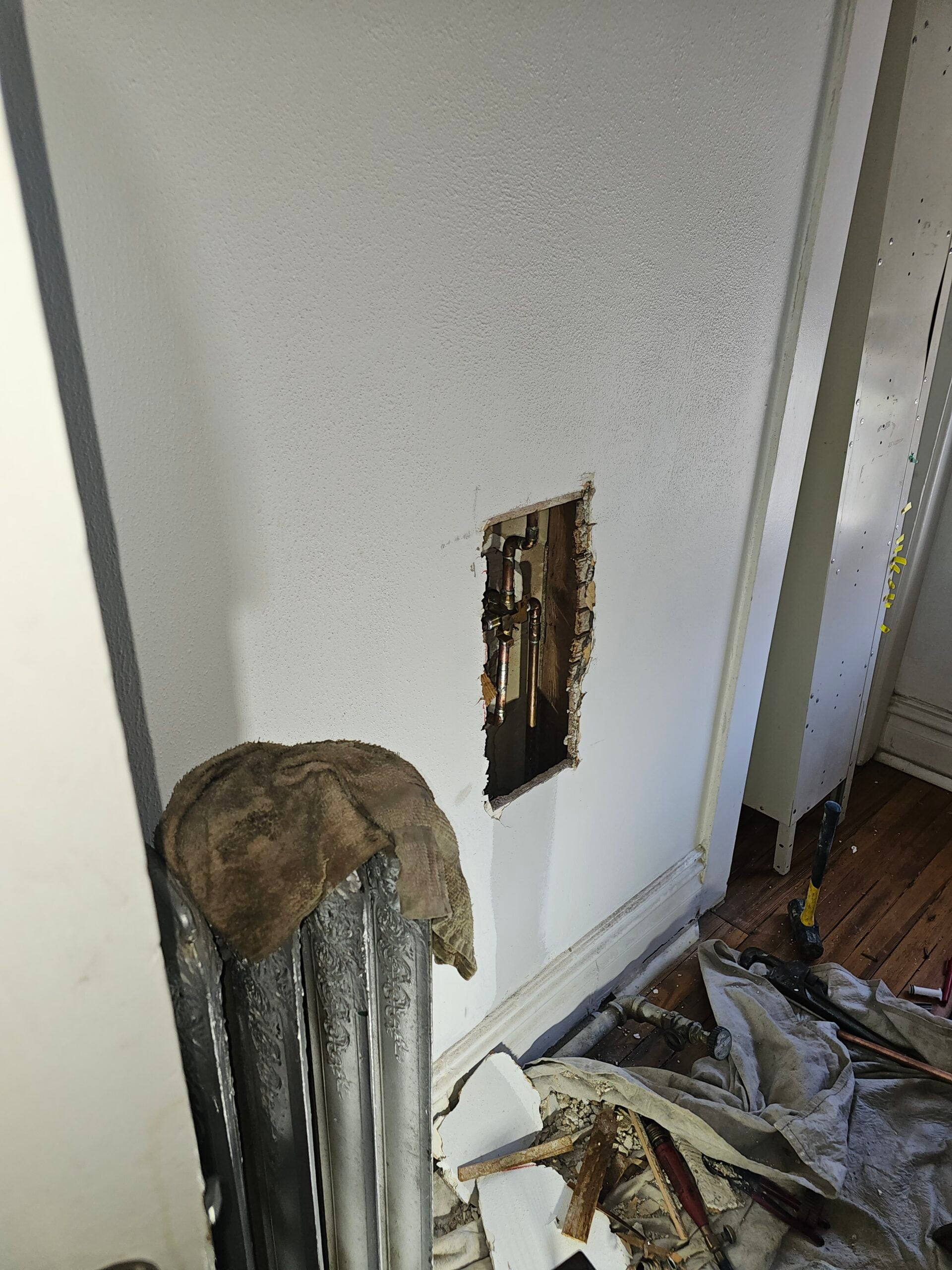 Emergency Wall Access — Pipe Leak Behind Drywall by Titan Plumbing Services LLC in Douglas County Colorado